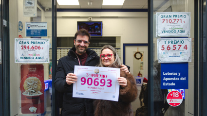 3er Premio de la Loteria de Navidad en Palencia