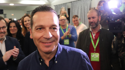 El candidato de VOX a la Junta de Extremadura, Óscar Fernández Calle
