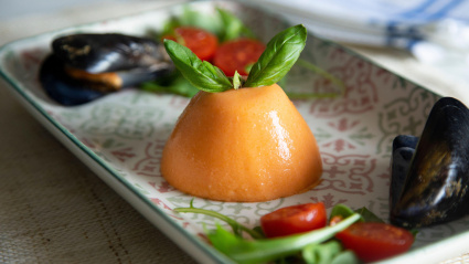 Fotografía recurso de flan