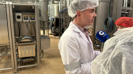 Antonio Carrasco, responsable de producción y calidad en la industria láctea de COVAP