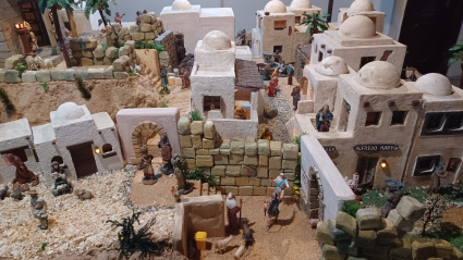 El belén de la Cofradía de la Merced de Ferrol