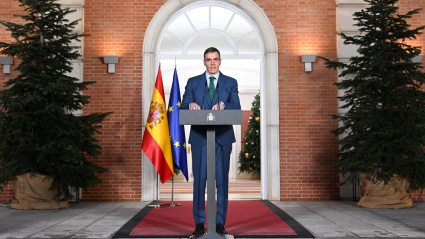 El presidente del Gobierno, Pedro Sánchez