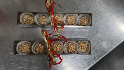 Bombones salados, el aperitivo premiado en España