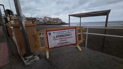 Cierre de playas en Telde
