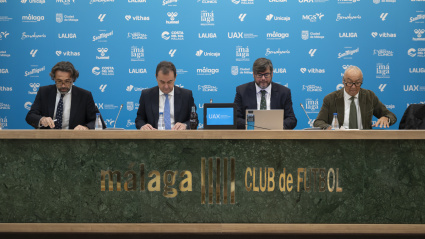 Muñoz durante la Junta de Accionistas