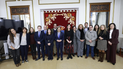 Participantes en la entrega de premios