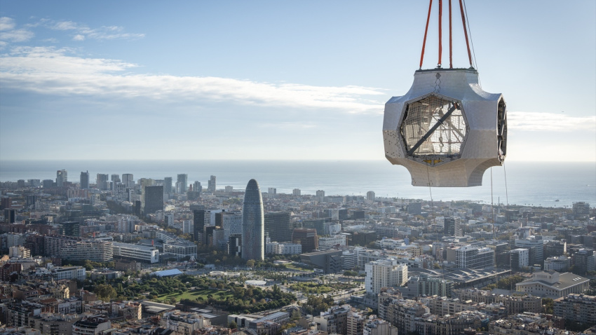 La Sagrada Familia de Barcelona coloca el núcleo de la torre de Jesucristo.REMITIDA / HANDOUT por JOSEP DAUDE/SAGRADA FAMILIAFotografía remitida a medios de comunicación exclusivamente para ilustrar la noticia a la que hace referencia la imagen, y citando la procedencia de la imagen en la firma07/11/2025