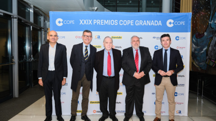 Juan Ramón Ferriera en la entrega de los premios COPE