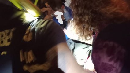 Cabo Yeray del cuerpo de Bomberos del Consorcio de Emergencias del Cabildo de Gran Canaria