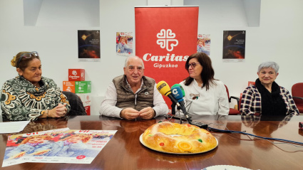 Presentación del Roscón Solidario de Caritas Gipuzkoa