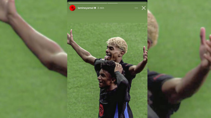 Lamine Yamal calienta el derbi contra el Espanyol, vía Instagram