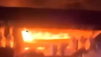 Crans-Montana, llamas y gente huyendo tras la explosión mortal durante la fiesta de Nochevieja