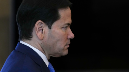 (Foto de ARCHIVO)FILED - 12 November 2025, Canada, Niagara-On-The-Lake: US Secretary of State Marco Rubio attends a meeting with the other ministers at the G7 Foreign Ministers' Meeting. The US administration does not consider it necessary for Secretary of State Marco Rubio to attend a long-planned NATO foreign ministers meeting in Brussels, despite ongoing talks on a potential peace solution for the war in Ukraine. Photo: Soeren Stache/dpa12/11/2025 ONLY FOR USE IN SPAIN