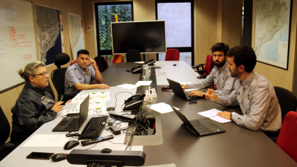 Reunión de protección civil