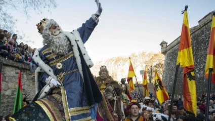 Imagen de archivo de la Cabalgata de Reyes Magos de Pamplona.