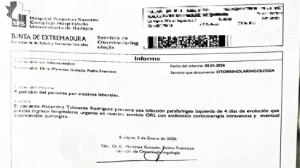 Parte médico de Alejandro Talavante