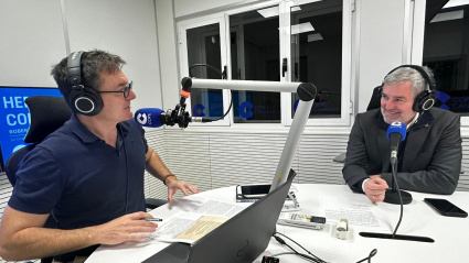 El presidente de Canarias, este miércoles con Roberto González