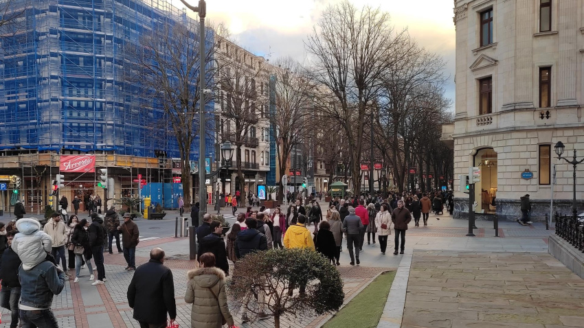 Este 7 de enero, primer día de rebajas en Bilbao