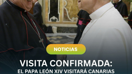El papa León visitará Canarias