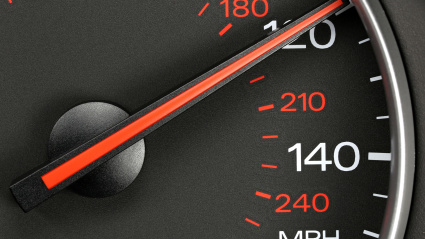 HH5BPH speedometer at 120 MPH