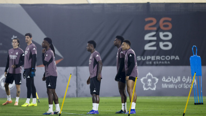 Último entrenamiento del Real Madrid antes de la final contra el Barcelona
