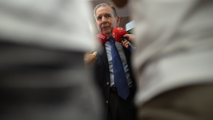 (Foto de ARCHIVO)El presidente electo de Venezuela Edmundo González, durante el evento ‘Venezuela, Memoria y Justicia’, en la sede del Parlamento Europeo, a 10 de junio de 2025, en Madrid (España). El encuentro incluye testimonios de víctimas, hallazgos de organizaciones como Human Rights Watch, y un panel central: "Europa y Venezuela: Compromiso con la Democracia, la Justicia y los Derechos Humanos". El objetivo es dar voz a las víctimas de violaciones de derechos humanos en Venezuela.Alejandro Martínez Vélez / Europa Press10/6/2025