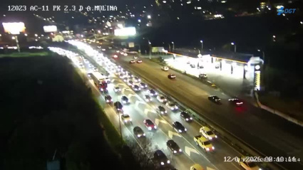 Atasco en Alfonso Molina (A Coruña) el 12/01/26