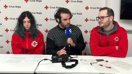 Sala de prensa de Cruz Roja en La Rioja