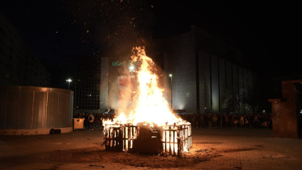 Candela en la Plaza de Conquistadores