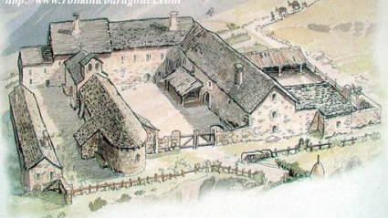 Maqueta del Hospital Santa Cristina de Somport