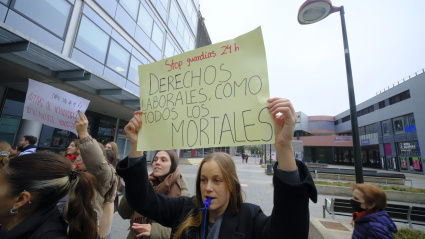 Concentración Zaragoza ante Sanidad