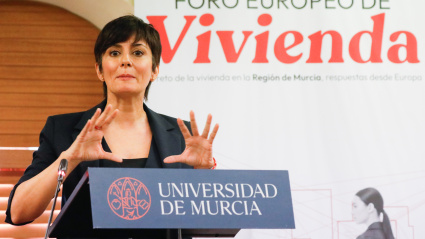 La Ministra de Vivienda y Agenda Urbana, Isabel Rodríguez.