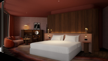 Suite del Hotel Palacio Bellas Artes en San Sebastián