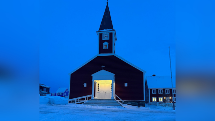 Iglesia de Cristo Rey en Groenladia