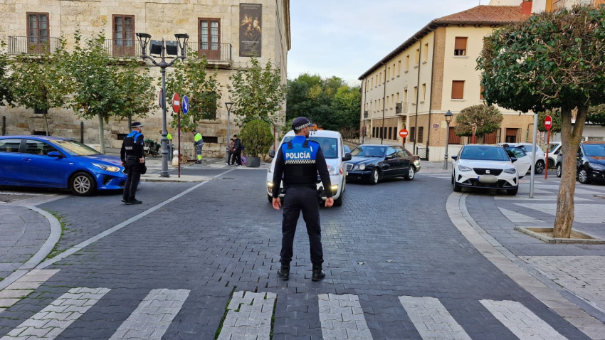 Policia Local de Palencia, control