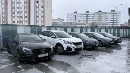 Coches incautados en la Operación Lezma
