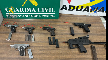 Armas incautadas en la operación Lezma