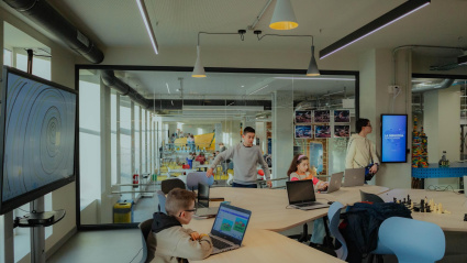 Una imagen de una de las salas del proyecto en Langreo