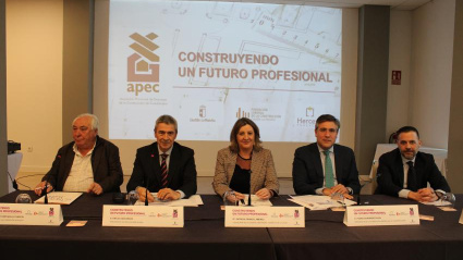 Momento de la presentación del proyecto 'Construyendo un futuro profesional'