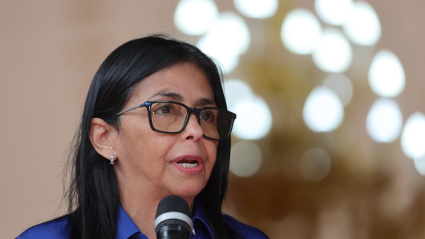La vicepresidente encargada de Venezuela, Delcy Rodríguez