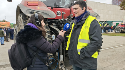 Gonzalo Martínez, ganadero de caprino en Aguilar de Campos