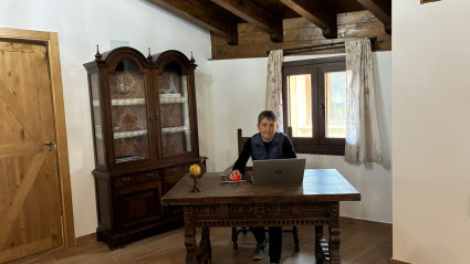 María José González, alma de Espacio Majuelo en Ribafrecha