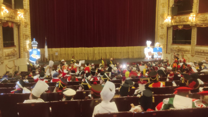 La Tamborrada Infantil calienta motores en el Teatro Victoria Eugenia