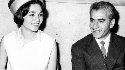 Mohammed Reza Pahlavi y Farah Diba en1959