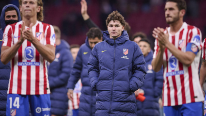 Julián Álvarez, tras el Atlético de Madrid-Alavés