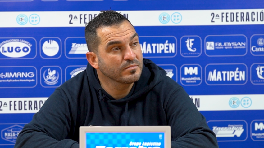 Adrián Hernández tras el partido disputado entre el Xerez CD y el Águilas FC