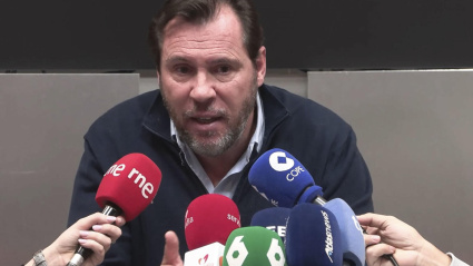 Captura de video de la rueda de prensa del ministro de Transportes y Movilidad Sostenible, Óscar Puente