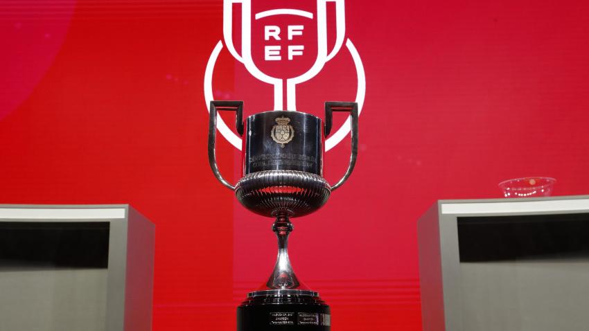 Imagen del trofeo de la Copa del Rey