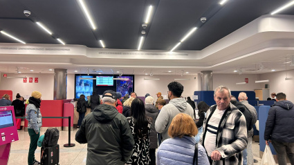 Imagen de la estación Málaga-María Zambrano este lunes, 19 de enero