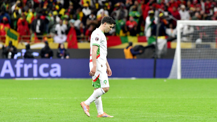 Brahim, desolado tras perder la Copa de África